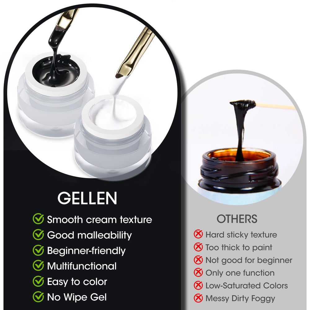 GELLEN floral design gel for detailed patterns