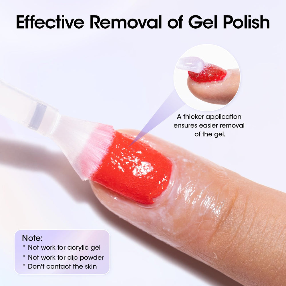 GELLEN gel remover no soaking action highlights simple, efficient removal.