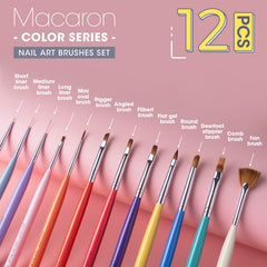GELLEN nail brush fan for soft shading and gradients.
