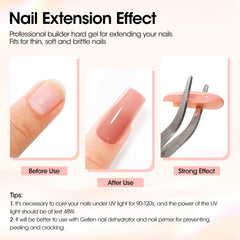 GELLEN 20 nail forms ready for precise overlays and sculpting