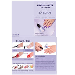 GELLEN latex tape cuticle protection area shields skin during polish
