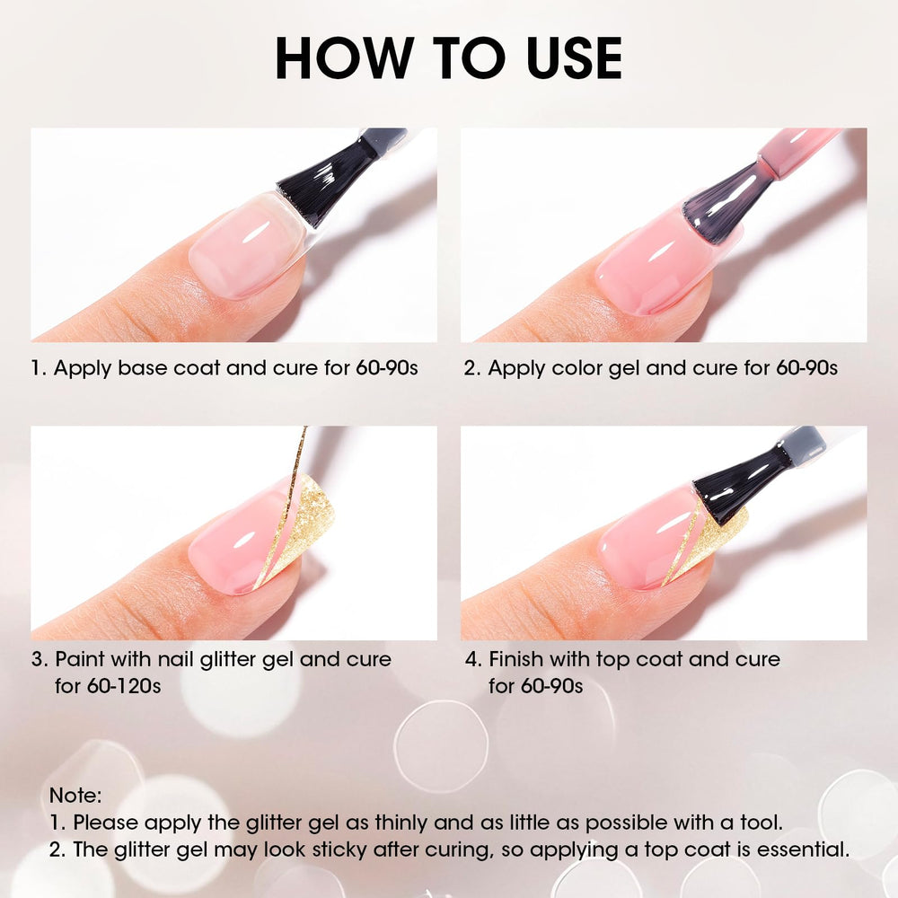 GELLEN Glossy finish gel for lasting shine and durability