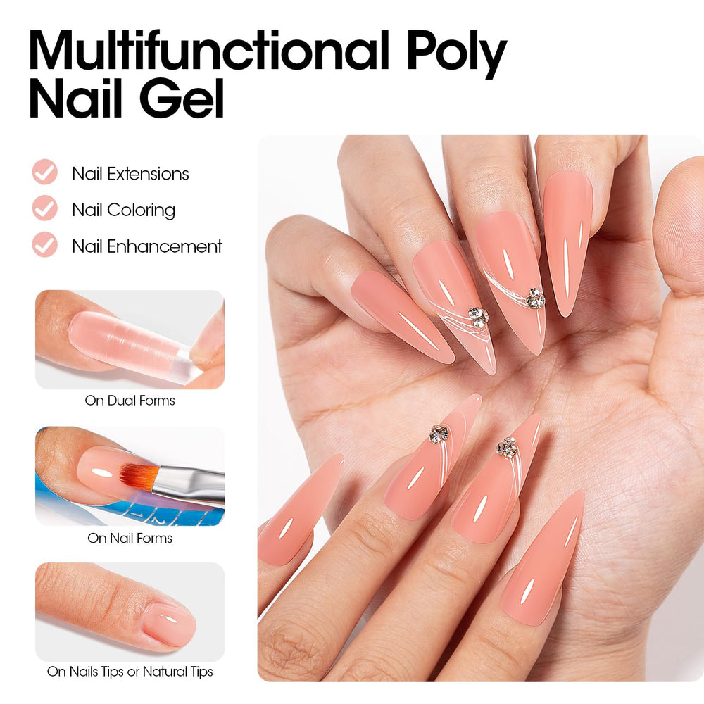GELLEN brush with gel application for smooth spreading.