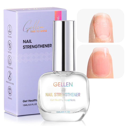 GELLEN Unscent Nail Strengthener bottle, fragrance-free formula for sensitive nails