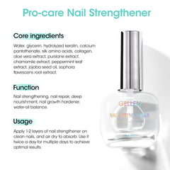 GELLEN Unscent Nail Strengthener brush applying clear strengthener