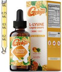 People using Geloyar L-Lysine drops for kids and women