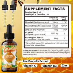 Zinc picolinate ingredient image for Geloyar Lysine drops
