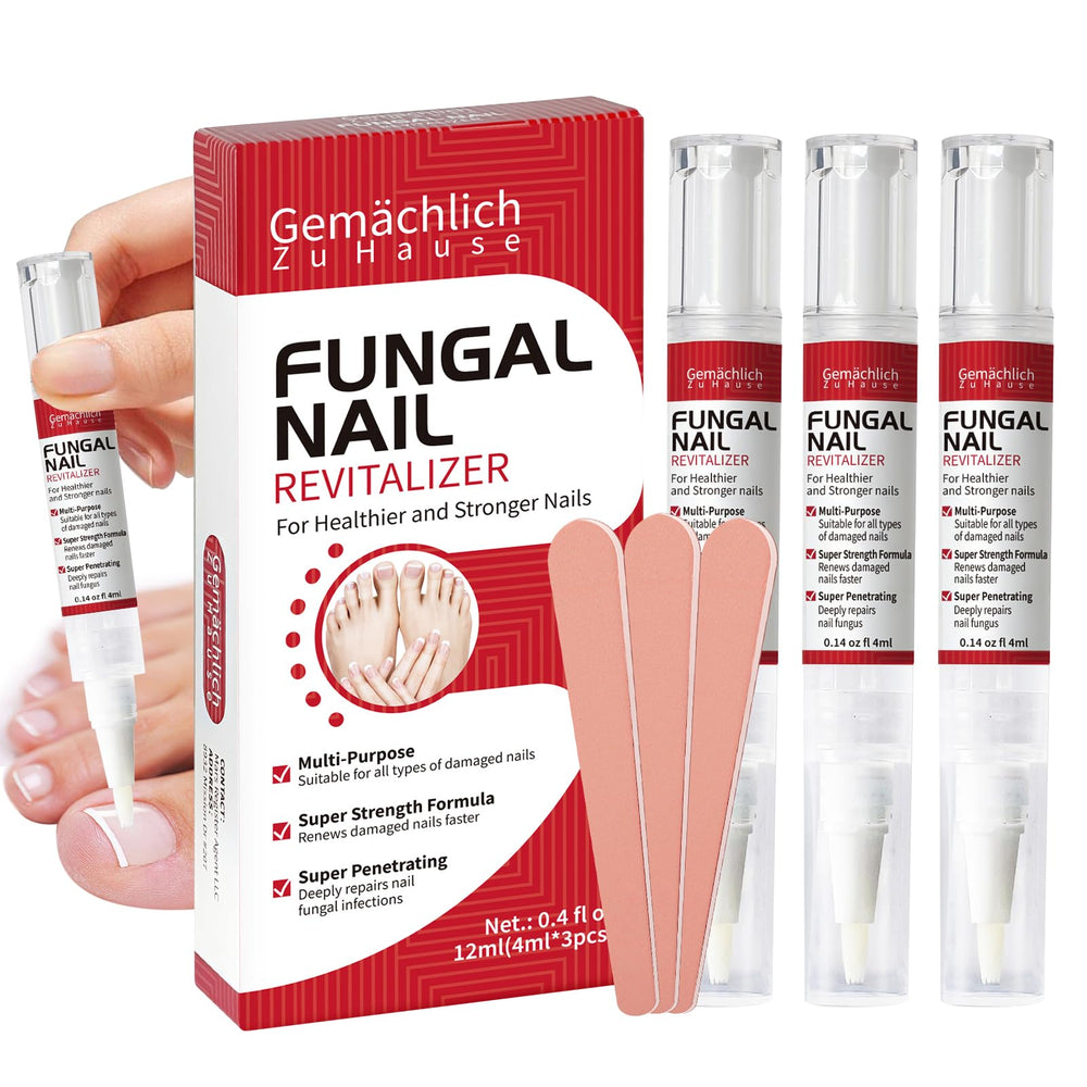 Gemächlich ZuHause Toenail Fungus Pen twist applicator for precise, mess-free on-the-go care.
