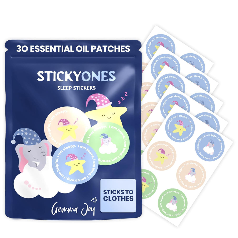 Gemma Joy StickyOnes Sleep Patches for Kids 30 Pack front packaging