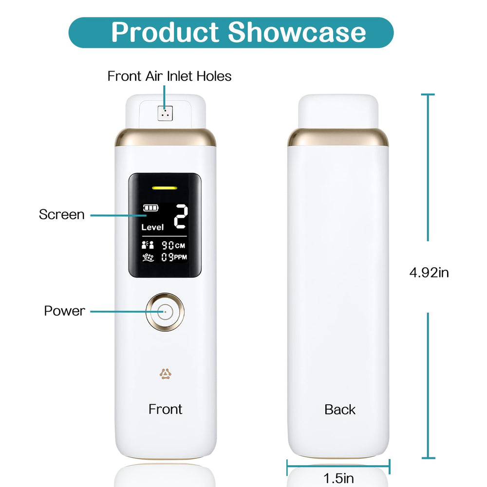 Close-up of MEMS sensor inside Gemusve odor detector