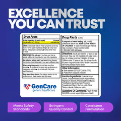 GenCare insert mock-up promotes daylong comfort during allergy season.