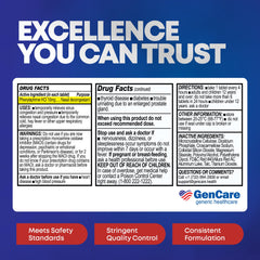 GenCare fast nasal relief concept visual suggests easier breathing during congestion.