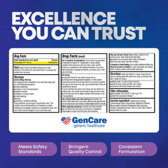 GenCare non-drowsy formula supports clear head and steady focus.