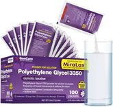 GenCare PEG 3350 powder travel packets for on-the-go occasional relief.