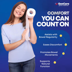 GenCare Senna natural sennosides plant illustration emphasizing plant-based ingredients