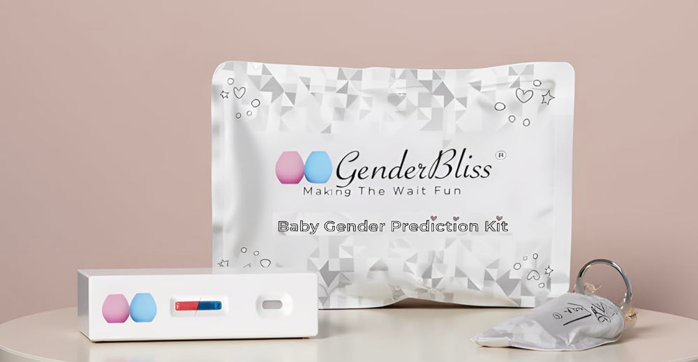 Gender reveal with GenderBliss kit at party