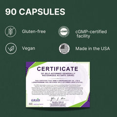 GENEIII ergothioneine ingredients chart communicates potency