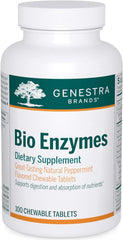 Genestra Bio Enzymes nutrition facts panel