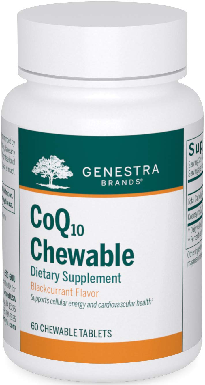 Genestra CoQ10 Chewable 60 tablets bottle