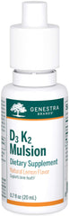 Front view of Genestra D3 K2 Mulsion lemon bottle