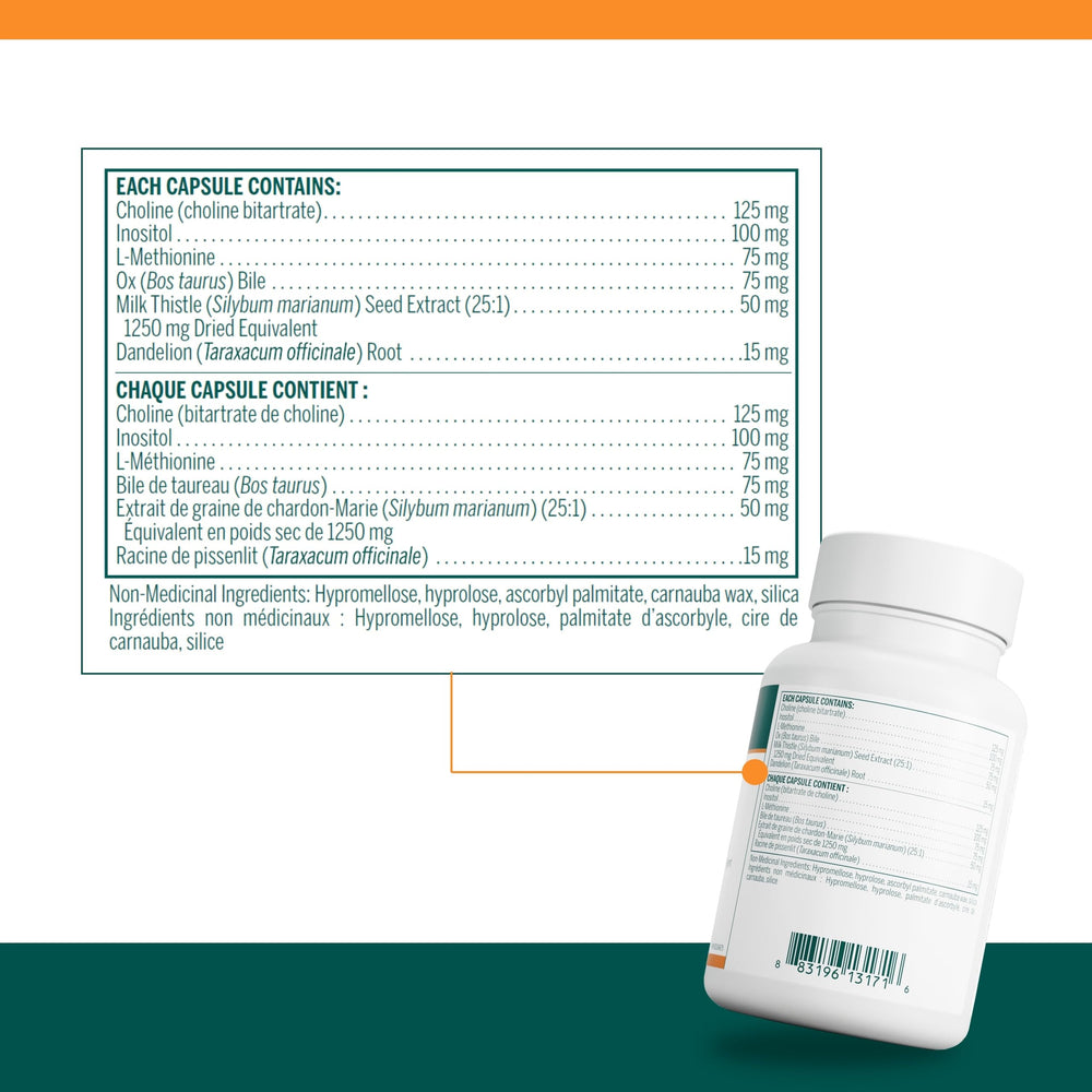 Genestra Ichol Plus bottle with label close-up