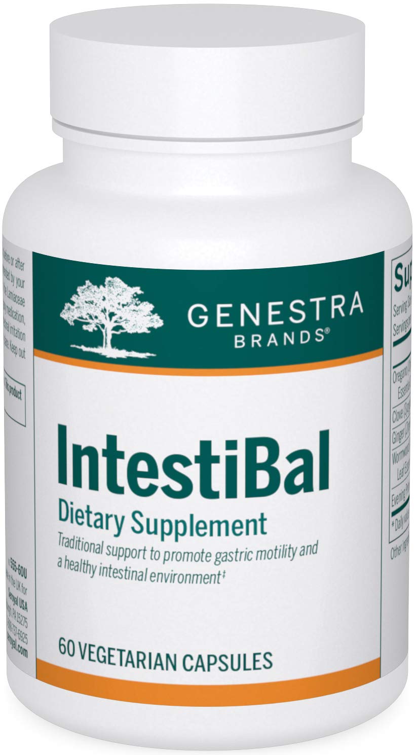 Genestra IntestiBal bottle with Ginger and Wormwood