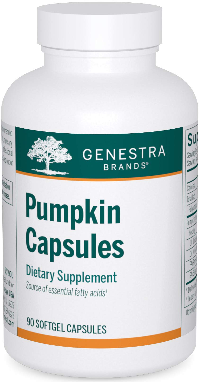 Genestra Pumpkin Capsules bottle with 90 capsules