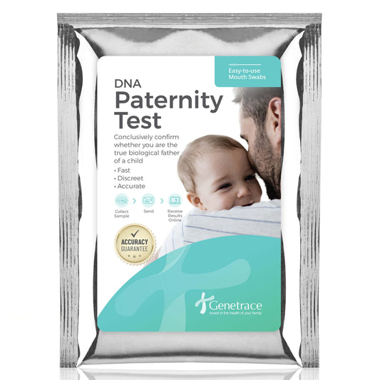 Genetrace DNA Paternity Test Kit with at-home collection swabs