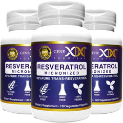 Genex Formulas Trans-Resveratrol 1000mg bottle with BioPerine