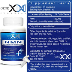 Unflavored NMN capsules inside bottle