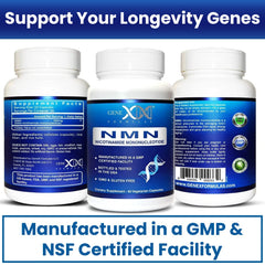 Non-GMO, Gluten Free, vegan NMN supplement ingredients