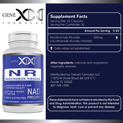 Close-up of Genex NR 300mg capsules