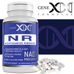 Non-GMO, Gluten-Free, Vegetarian badge for Genex NR product