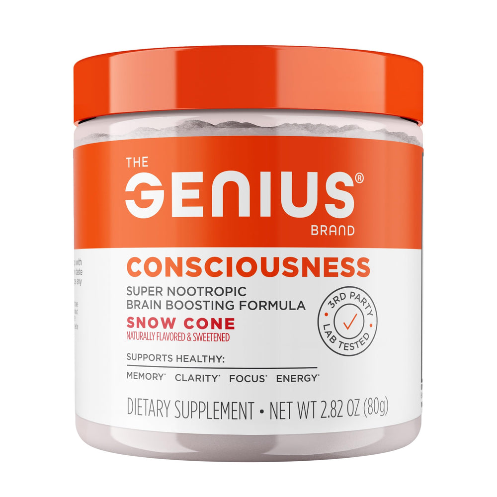 Genius Consciousness Snow Cone bottle