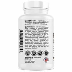 Close-up of Genius Herbals Kidney Cleanse bottle label