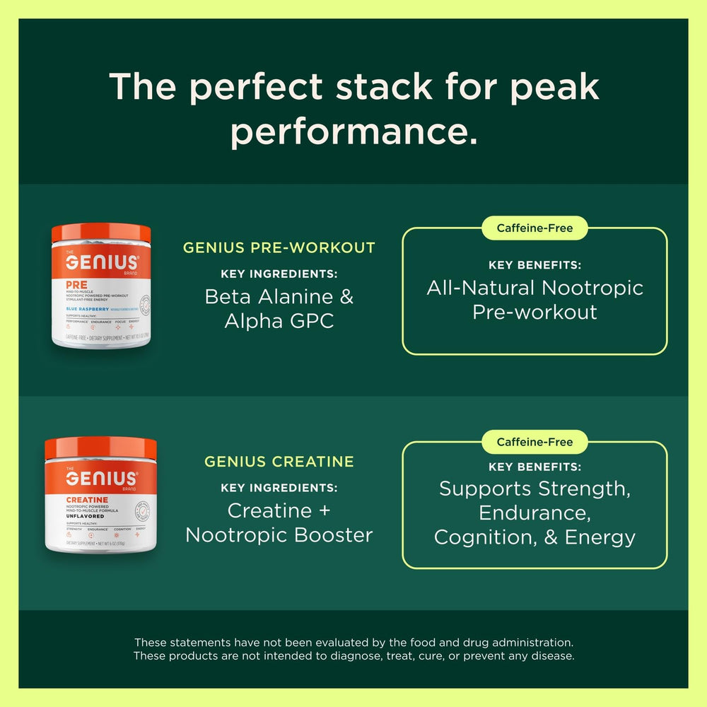Vegan and gluten-free indicators on Genius L-Arginine packaging