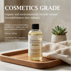 Close-up of GENLEXON Polysorbate 20 emulsifier ingredients clarity for clean formulations
