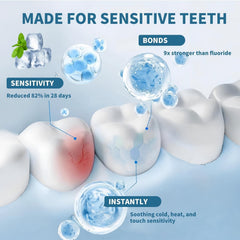 Gentle cleaning suitable for sensitive teeth