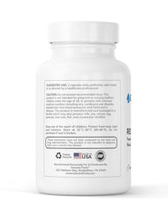 60 vegan capsules beside the GenuinePurity bottle