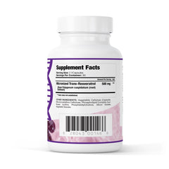 GenuinePurity Liposomal Trans-Resveratrol bottle on white background