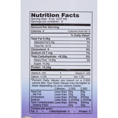 Georges Aloe Vera Drink 64 oz bottle side view with label details