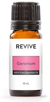 Revive Geranium Essential Oil bottle with label