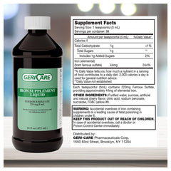 Adult-friendly iron supplement for various lifestyles