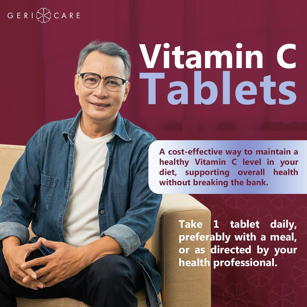 Pack of 1 GeriCare Vitamin C 250mg bottle