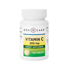 GeriCare Vitamin C 500 mg tablets hero image