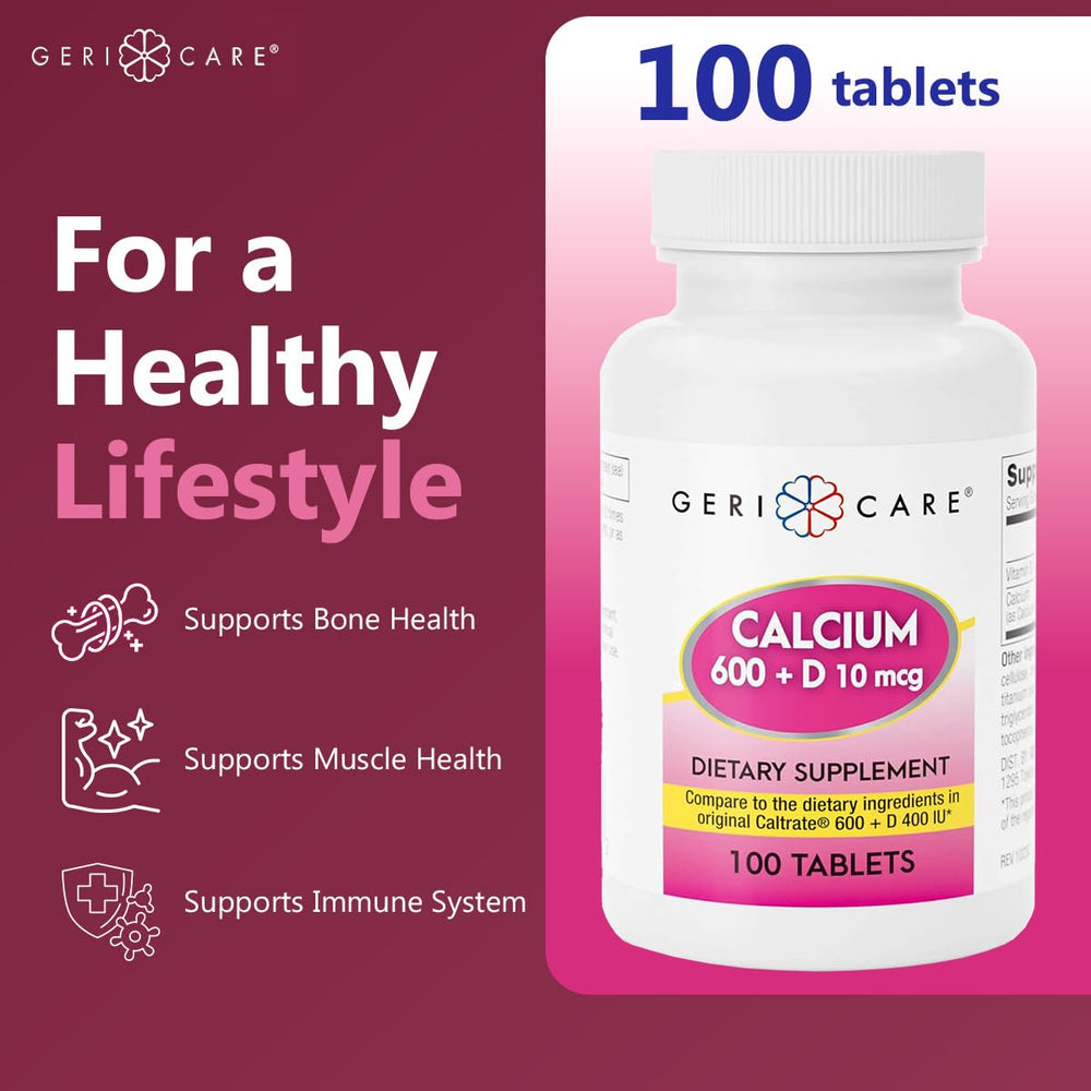 GeriCare bottle with packaging and box