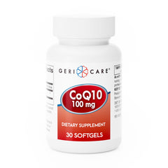 GeriCare CoQ10 100mg softgels bottle