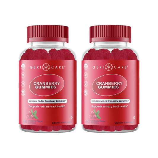 GeriCare Cranberry Gummies bottle front label