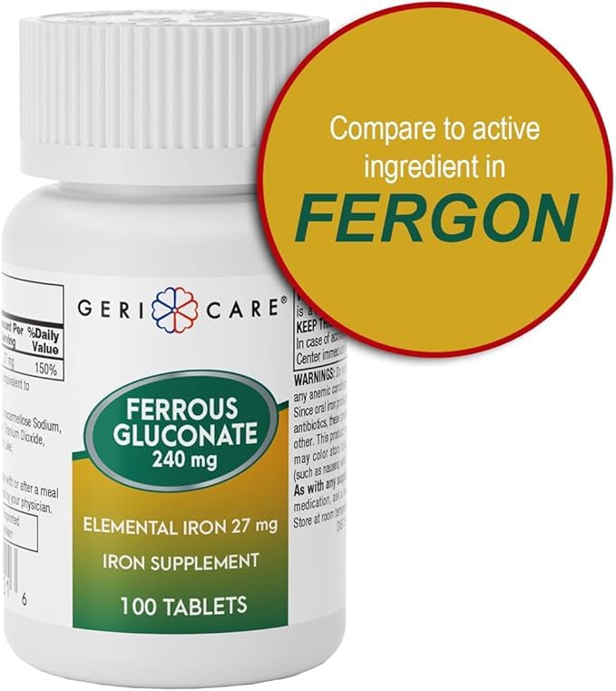 Gentle on the stomach iron supplement concept