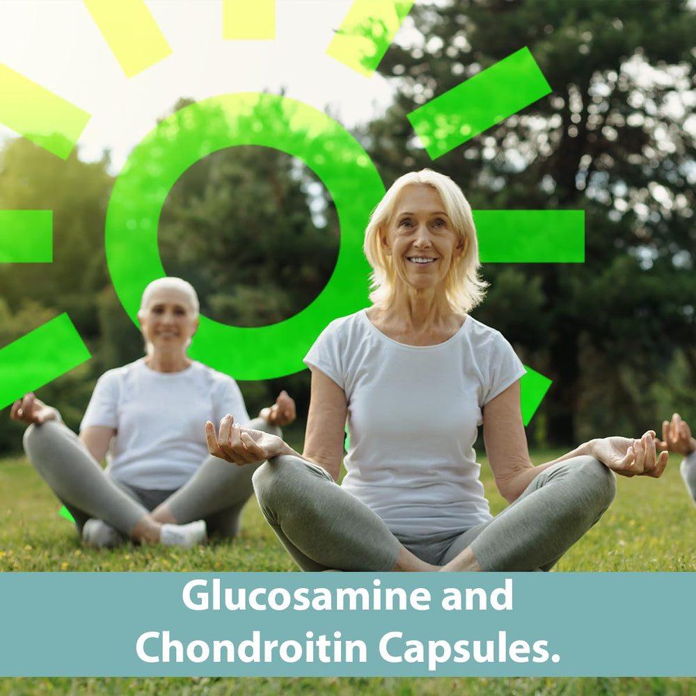 Gericare joint mobility supplement capsules arranged in a row